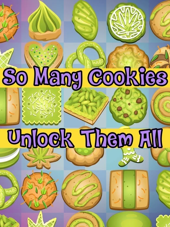 Изображение игры: Weed Cookie Clicker - Run A Ganja Bakery Firm & Hemp Shop With High Profits