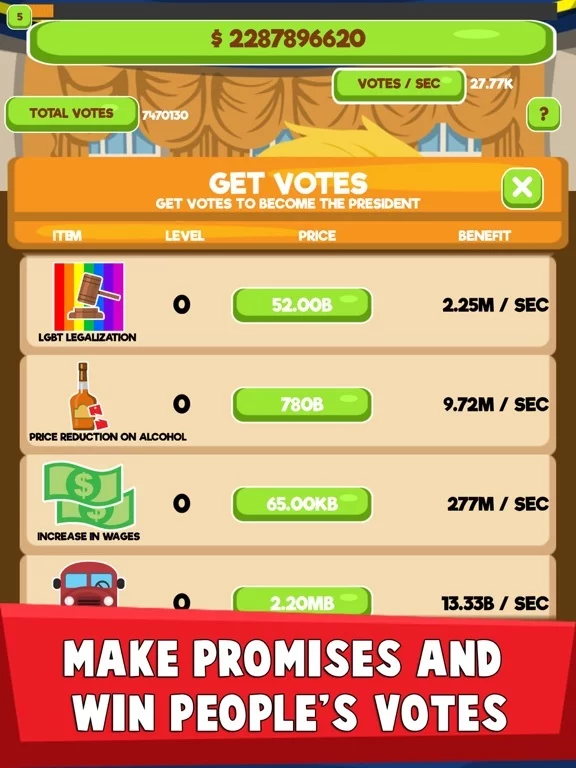 Изображение игры: Trump Tycoon: Politics Game