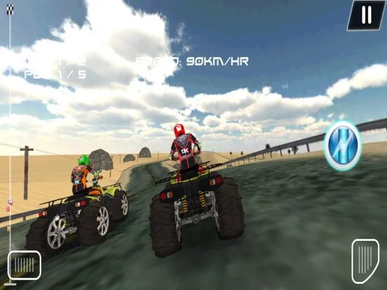 Изображение игры: ATV Bike Offroad Madness
