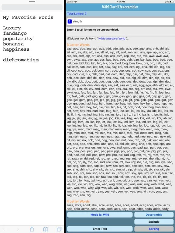 Изображение игры: Word Descrambler