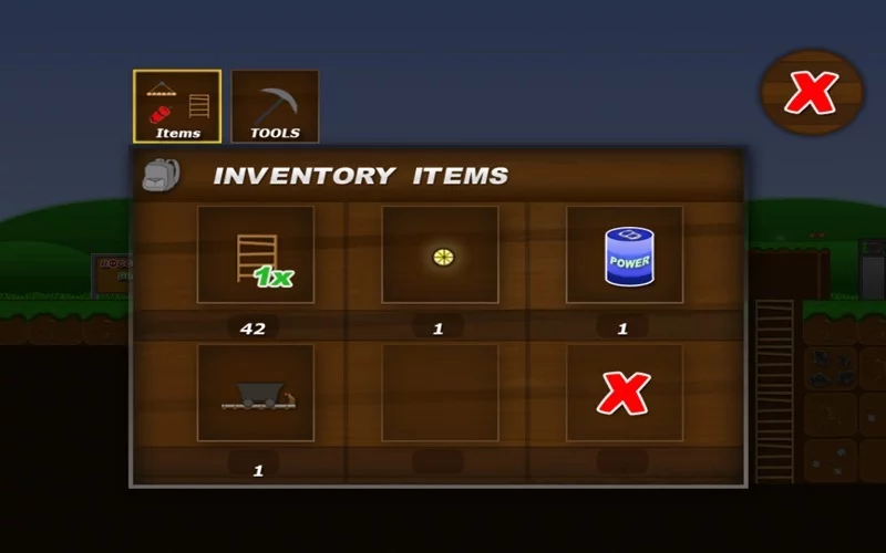 Изображение игры: Treasure Miner Free - a 2d gem mining adventure