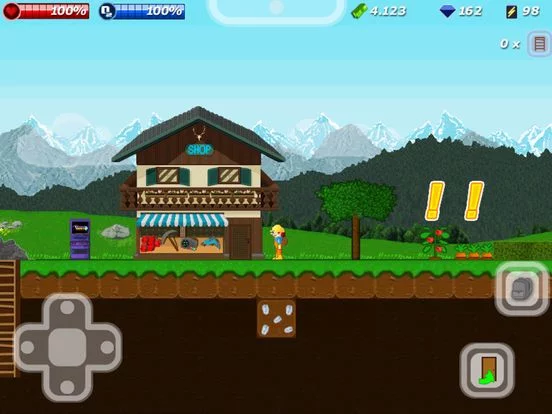 Изображение игры: Treasure Miner 2 - 2d Gem Mine