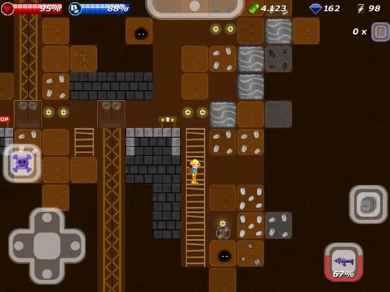 Изображение игры: Treasure Miner 2 - 2d Gem Mine