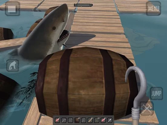 Изображение игры: RAFT ISLAND SHARK SURVIVAL