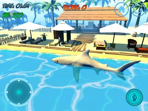 Изображение игры: Shark Attack 3D Pro