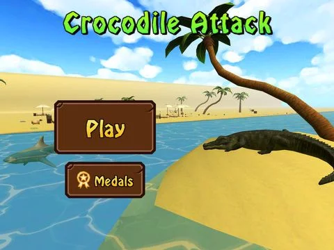 Изображение игры: Crocodile Attack 3D Pro