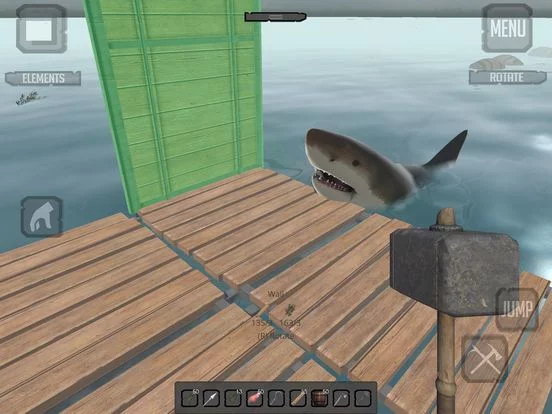 Изображение игры: RAFT ISLAND SHARK SURVIVAL