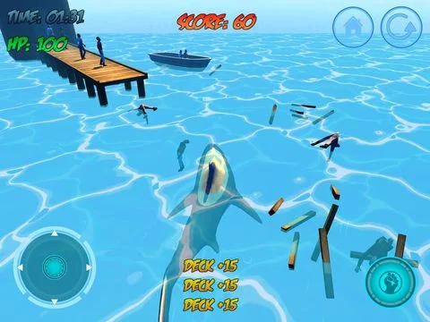 Изображение игры: Shark Attack 3D Pro