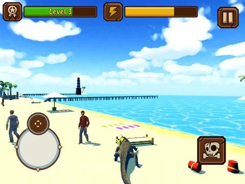 Изображение игры: Crocodile Attack 3D Pro