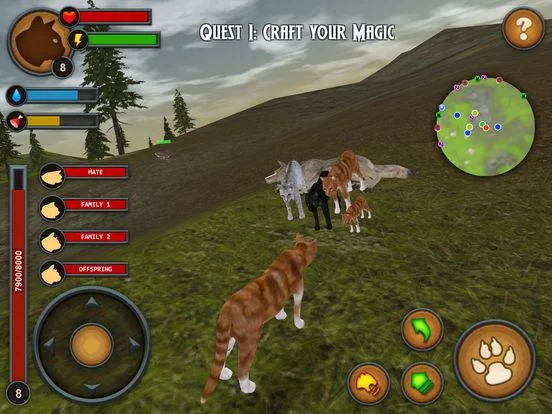 Изображение игры: Cats of the Forest
