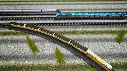 Изображение игры: Euro Train Simulator 3D