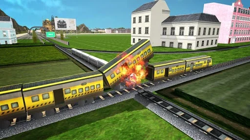 Изображение игры: Euro Train Simulator 3D