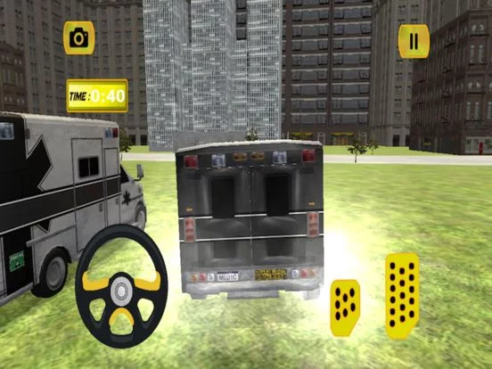 Изображение игры: Ambulance Parking Simulator 3D