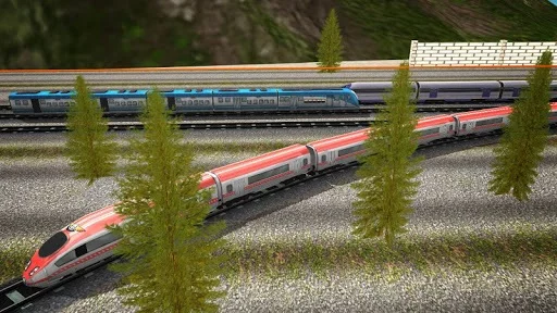 Изображение игры: Euro Train Simulator 3D