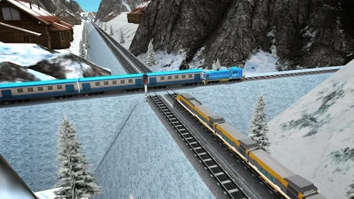 Изображение игры: Euro Train Simulator 3D