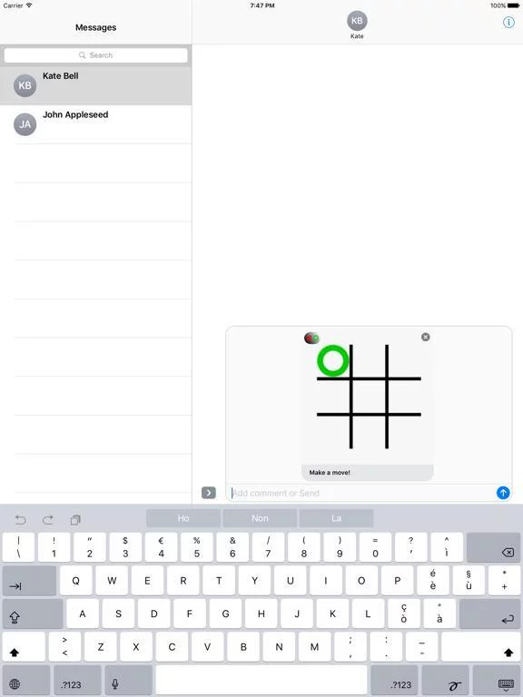 Изображение игры: Tic Tac Toe for Message