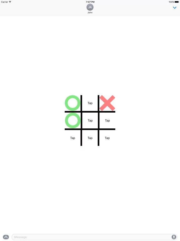 Изображение игры: Tic Tac Toe for Message