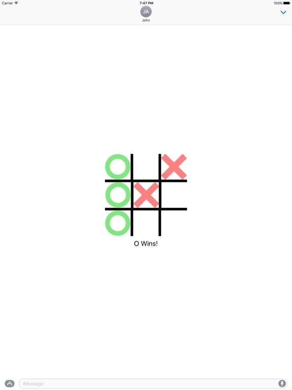 Изображение игры: Tic Tac Toe for Message