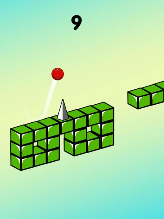 Изображение игры: Super Red Ball Hopper Hop