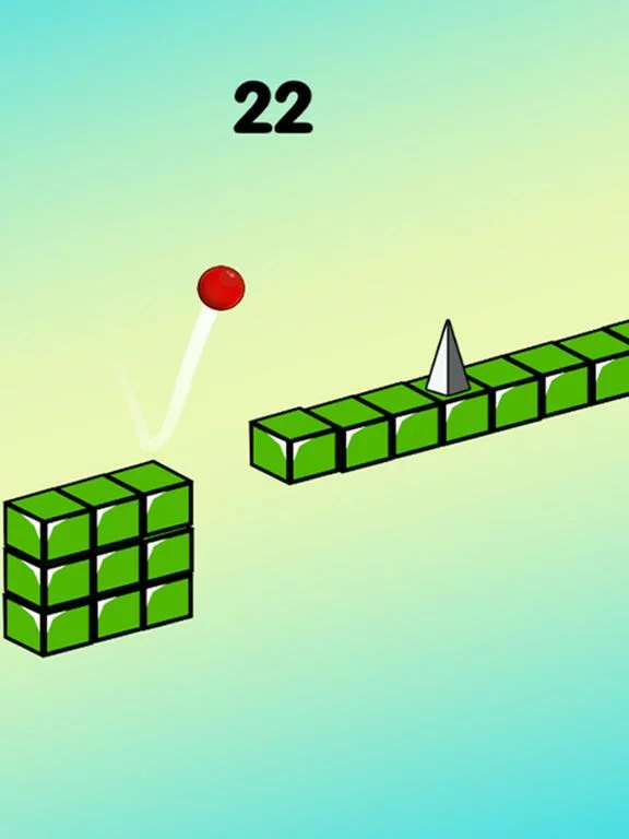 Изображение игры: Super Red Ball Hopper Hop