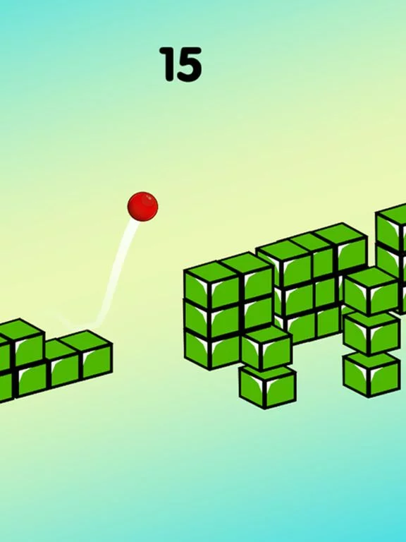 Изображение игры: Super Red Ball Hopper Hop
