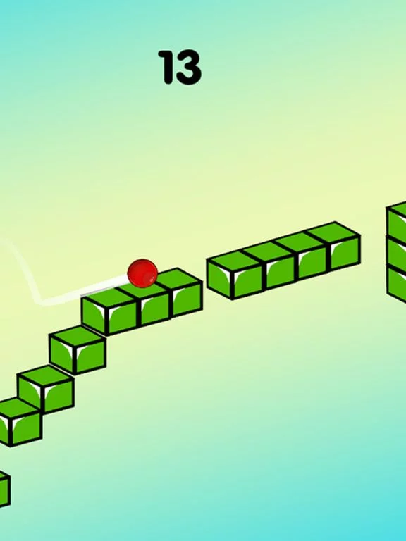 Изображение игры: Super Red Ball Hopper Hop