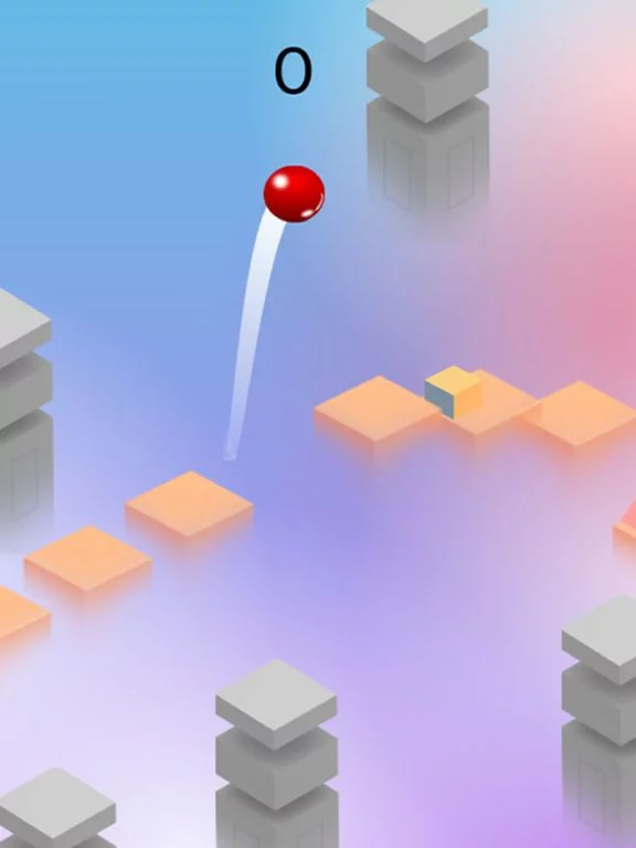 Изображение игры: Red Ball Roll Bounce - Don’t Touch The Spikes