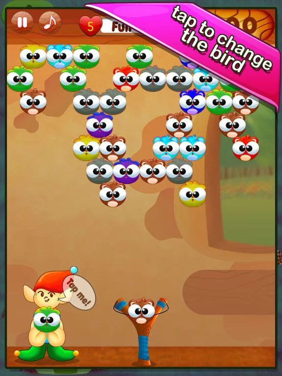 Изображение игры: Fling Birds