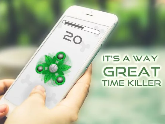 Изображение игры: Fidget Spinner - How Fast Can You Swipe?