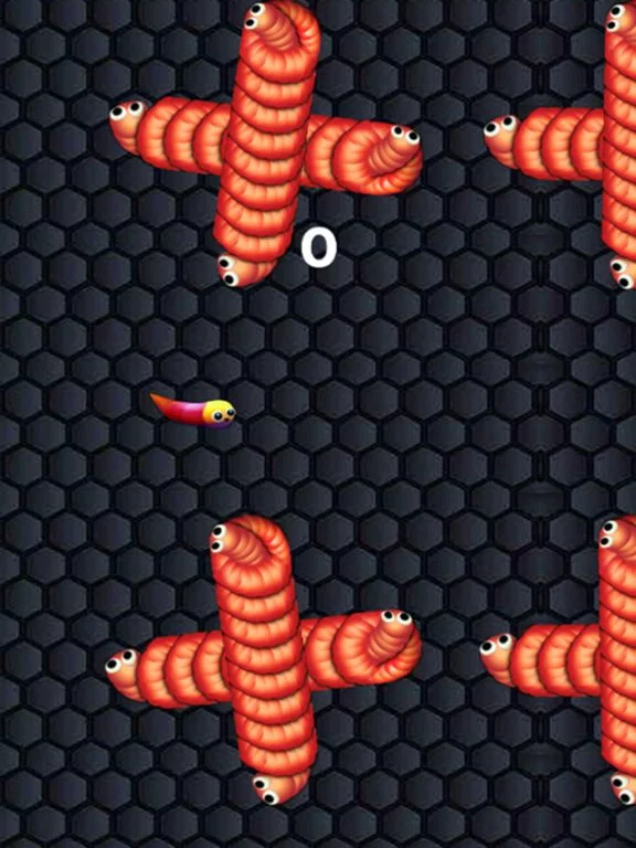 Изображение игры: Slither Worm Snake - Switch Eat Color Coin Dotz