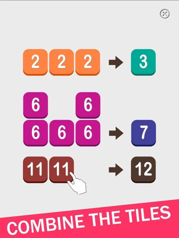 Изображение игры: Get to 12 - Simple Puzzle Game