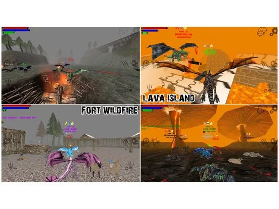 Изображение игры: Dragons Online 3D Multiplayer