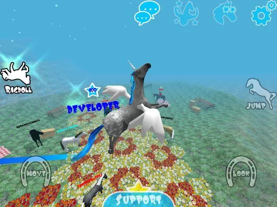 Изображение игры: Hill Cliff Horse - Online