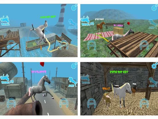 Изображение игры: Hill Cliff Horse - Online