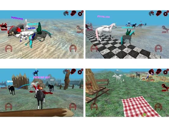 Изображение игры: Hill Cliff Horse - Online
