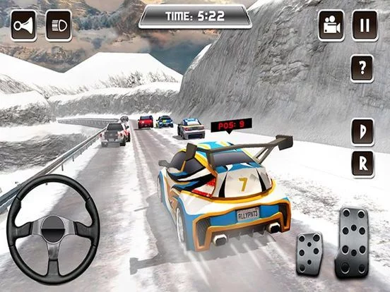 Изображение игры: Snow Hill Climb Car Racing Pro