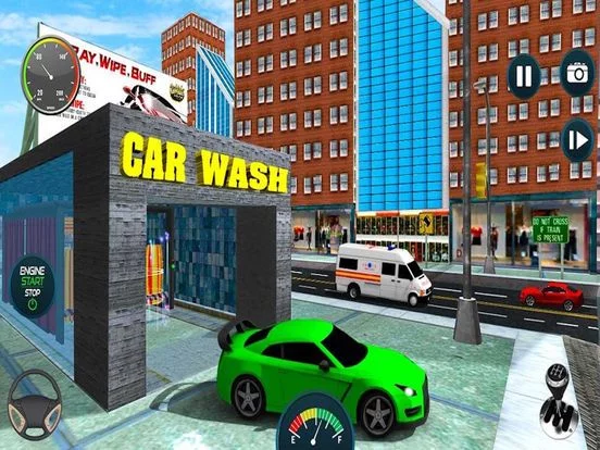 Изображение игры: City Car Wash Gas Station Paid