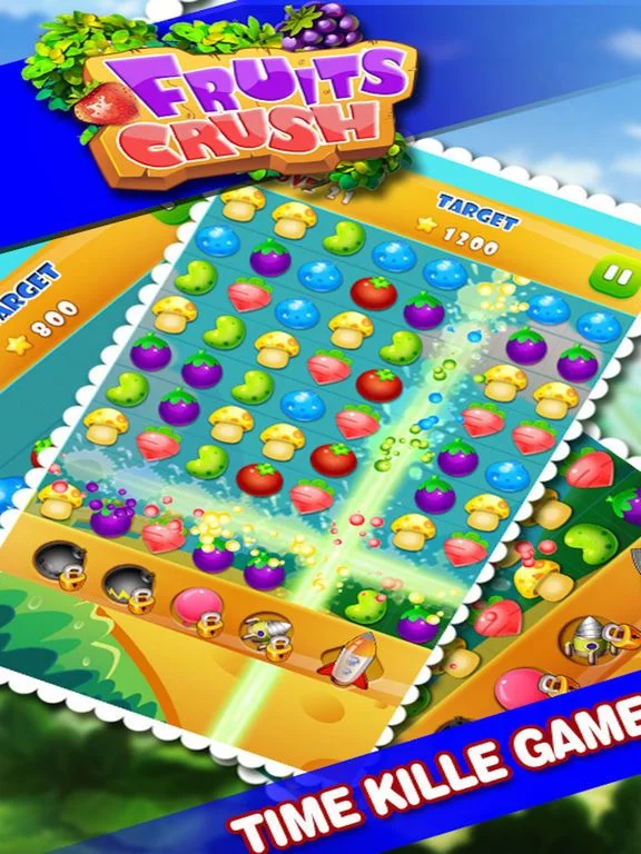 Изображение игры: Farm Fruits Mania Bubble- Popular fruits or candy time killer casual game