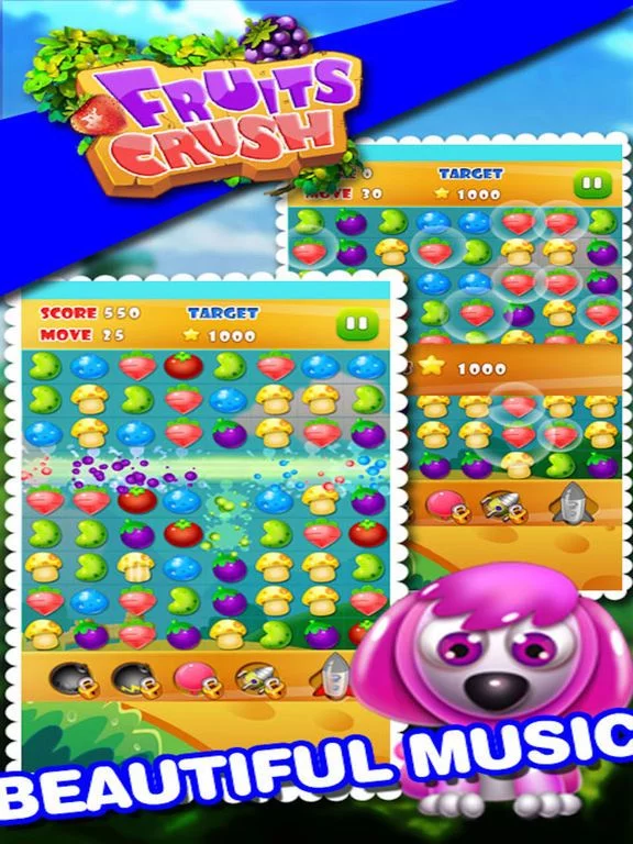 Изображение игры: Farm Fruits Mania Bubble- Popular fruits or candy time killer casual game