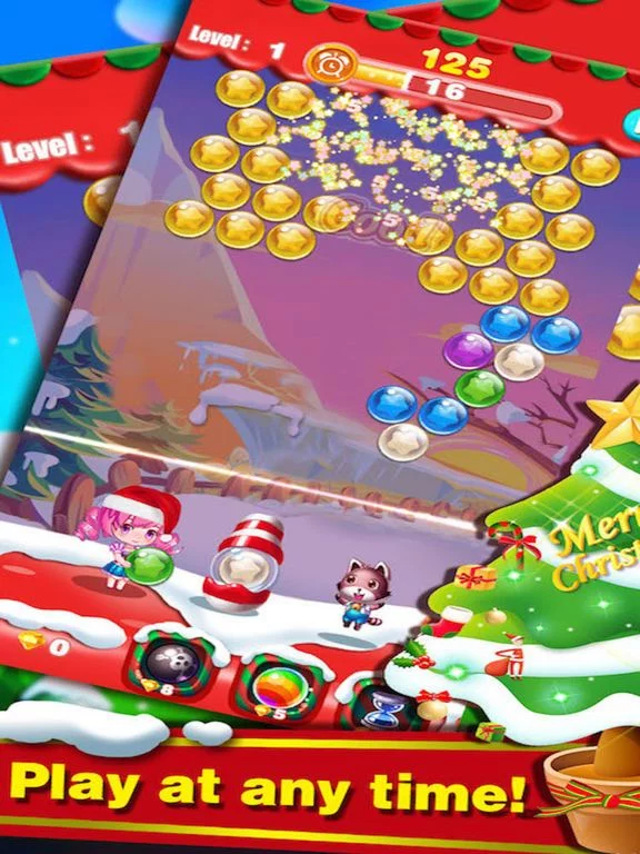 Изображение игры: Bubble Shooter Christmas Edition