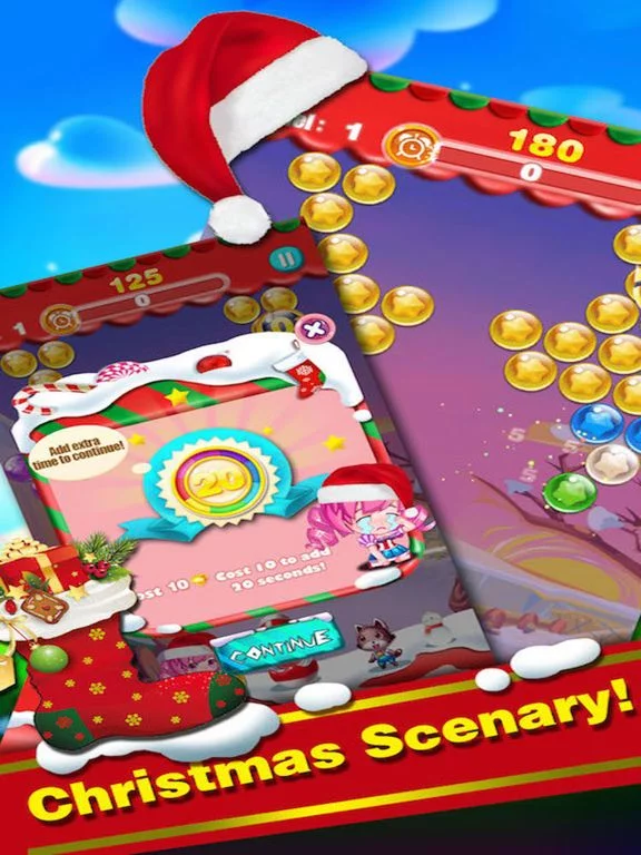Изображение игры: Bubble Shooter Christmas Edition