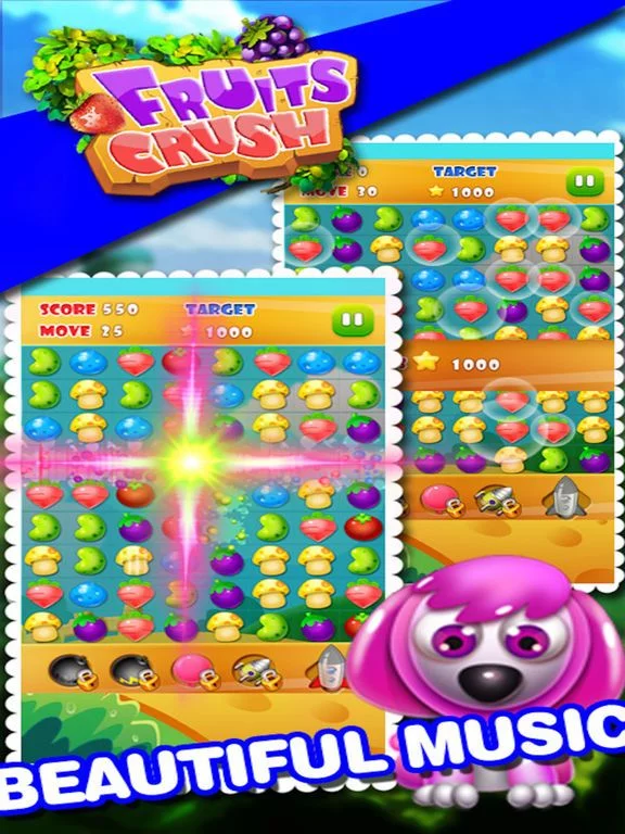 Изображение игры: Farm Fruits Mania Bubble- Popular fruits or candy time killer casual game