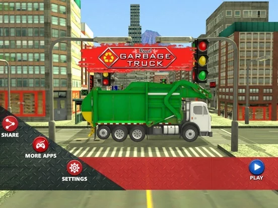 Изображение игры: off road Truck Garbage Sim