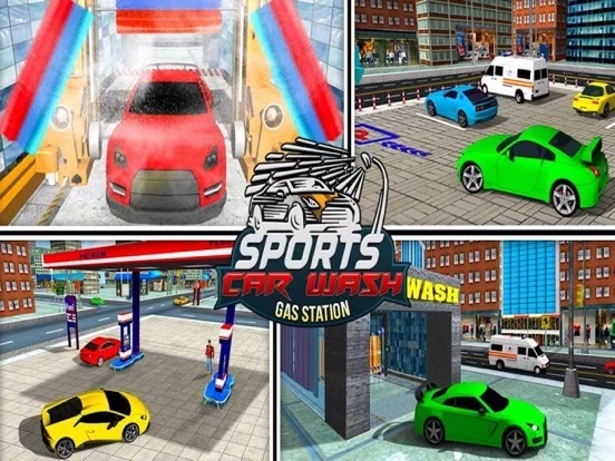 Изображение игры: City Car Wash Gas Station