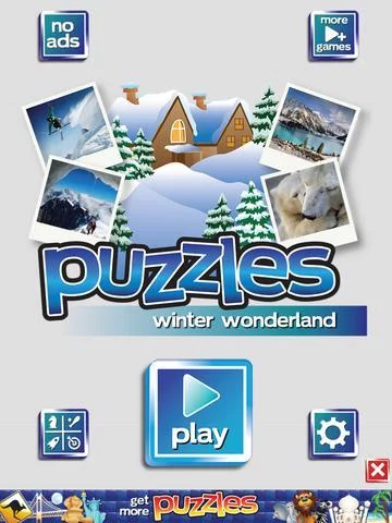 Изображение игры: Winter Wonderland Puzzles - Snow, Penguins, Ice Castles and Moutains