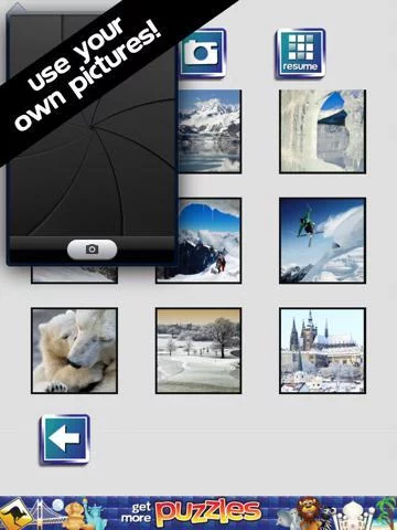 Изображение игры: Winter Wonderland Puzzles - Snow, Penguins, Ice Castles and Moutains