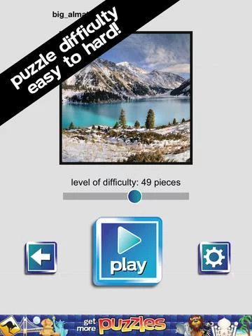 Изображение игры: Winter Wonderland Puzzles - Snow, Penguins, Ice Castles and Moutains