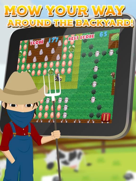 Изображение игры: Farm Lawnmower Simulator: Lawn Cutter Frenzy Pro