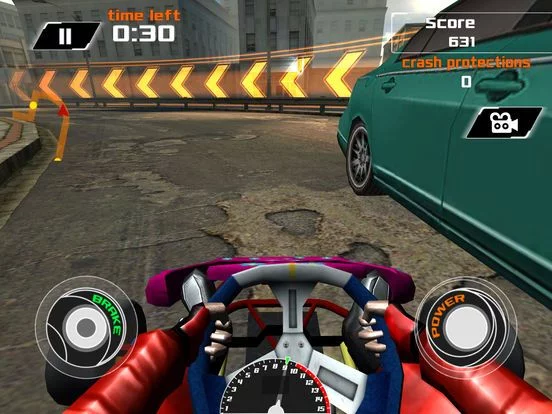 Изображение игры: 3D Go-kart City Racing - Outdoor Traffic Speed Karting Simulator Game FREE