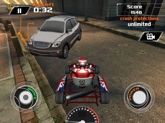 Изображение игры: 3D Go-kart City Racing - Outdoor Traffic Speed Karting Simulator Game FREE
